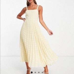 ASOS yellow dress. Size 8